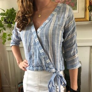 Never worn blue blouse!